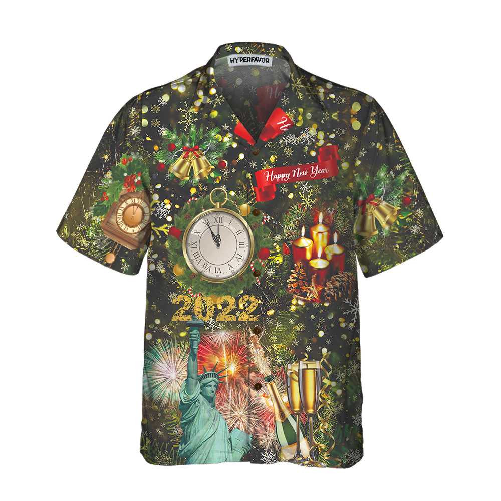 New Year Celebration Hawaiian Shirt Happy New Years Eve Shirt For Men And Women