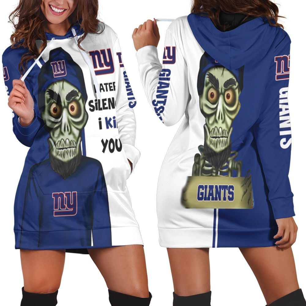 New York Giants Haters I Kill You 3d Hoodie Dress Sweater Dress Sweatshirt Dress