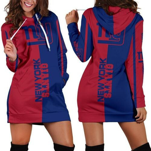 New York Giants Hoodie Dress Sweater Dress Sweatshirt Dress 3d All Over Print For Women Hoodie