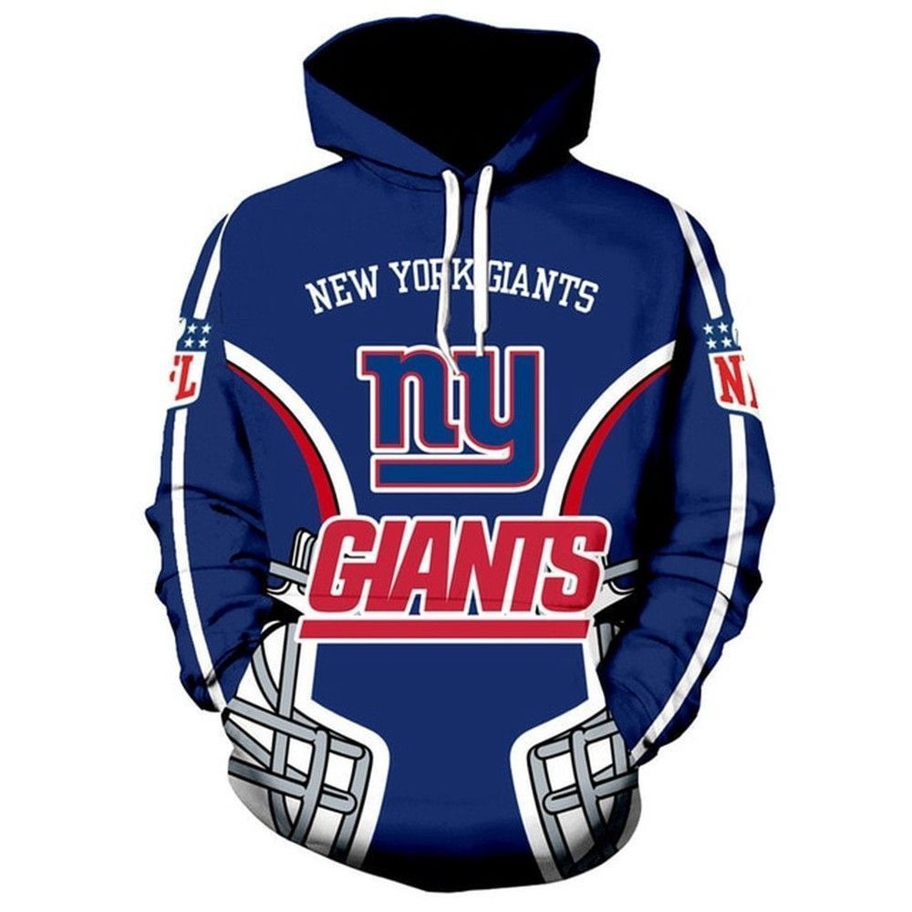 New York Giants NFL Men And Women 3D Full Printing Hoodie Zip Hoodie New York Giants NFL 3D Full Printing Shirt