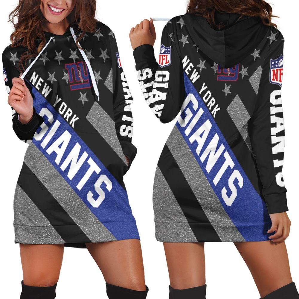 New York Giants Nlf For Giants Fan 3d Hoodie Dress Sweater Dress Sweatshirt Dress