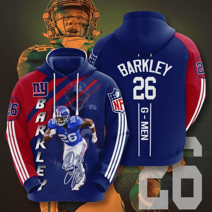 New York Giants No1345 Custom Hoodie 3D
