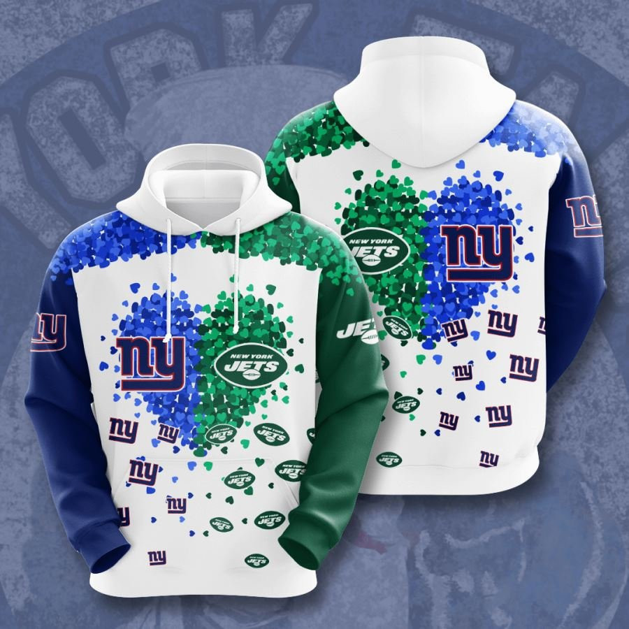New York Giants No1360 Custom Hoodie 3D