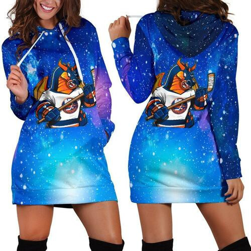 New York Islanders Hoodie Dress Sweater Dress Sweatshirt Dress 3d All Over Print For Women Hoodie