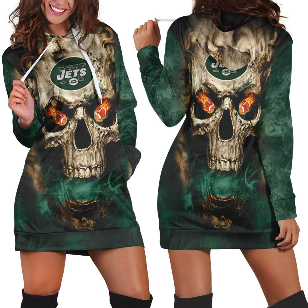 New York Jets 3d Hoodie Dress Sweater Dress Sweatshirt Dress