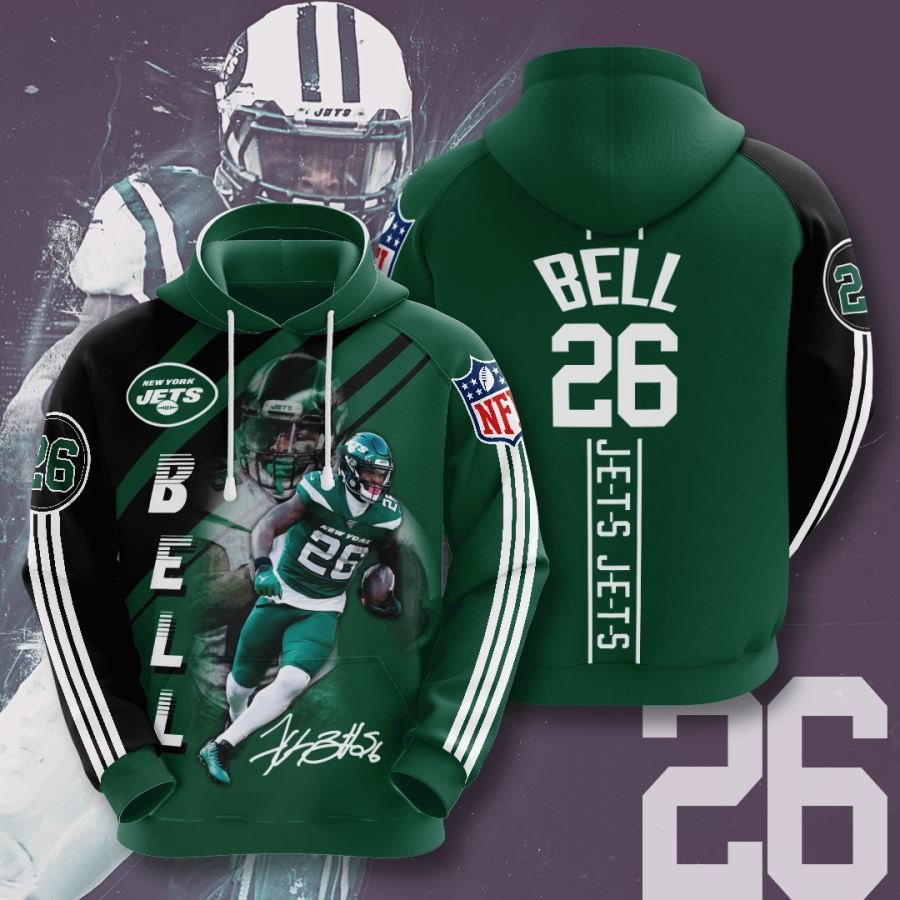 New York Jets No1368 Custom Hoodie 3D