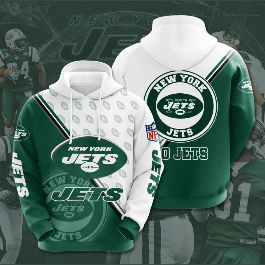 New York Jets No1373 Custom Hoodie 3D