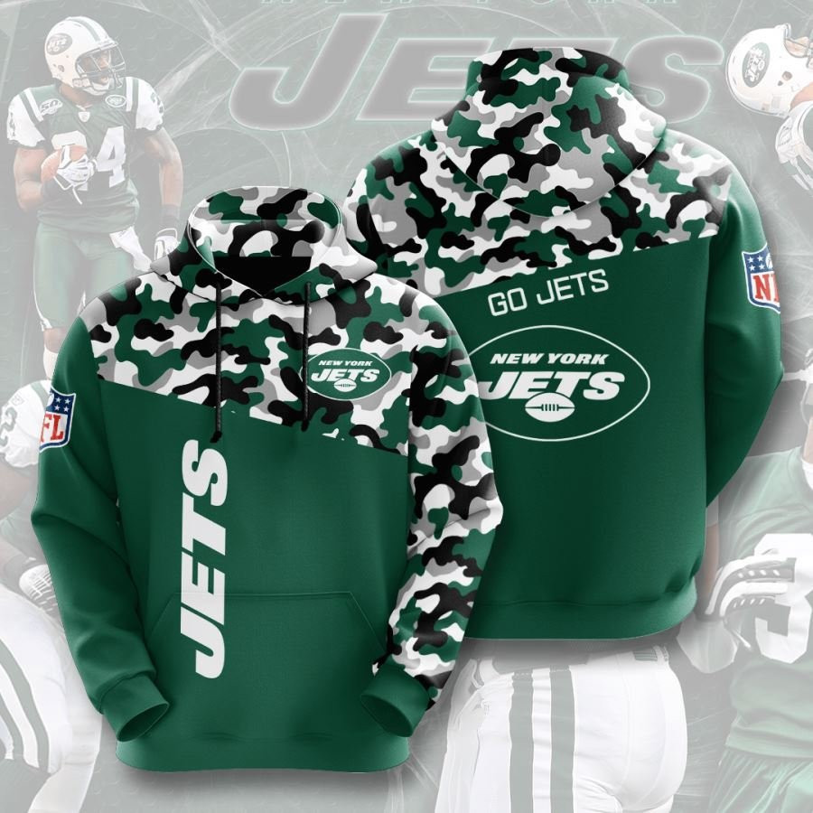 New York Jets No1377 Custom Hoodie 3D