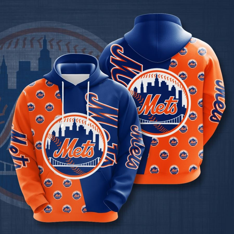 New York Mets No1399 Custom Hoodie 3D