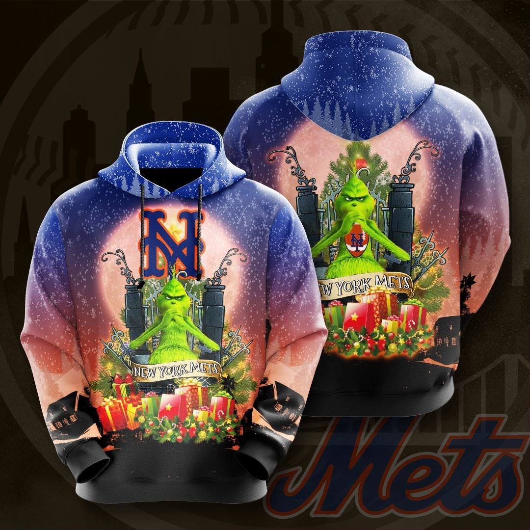 New York Mets No1402 Custom Hoodie 3D