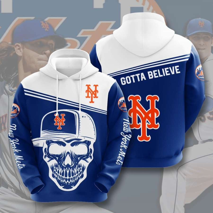 New York Mets No1406 Custom Hoodie 3D