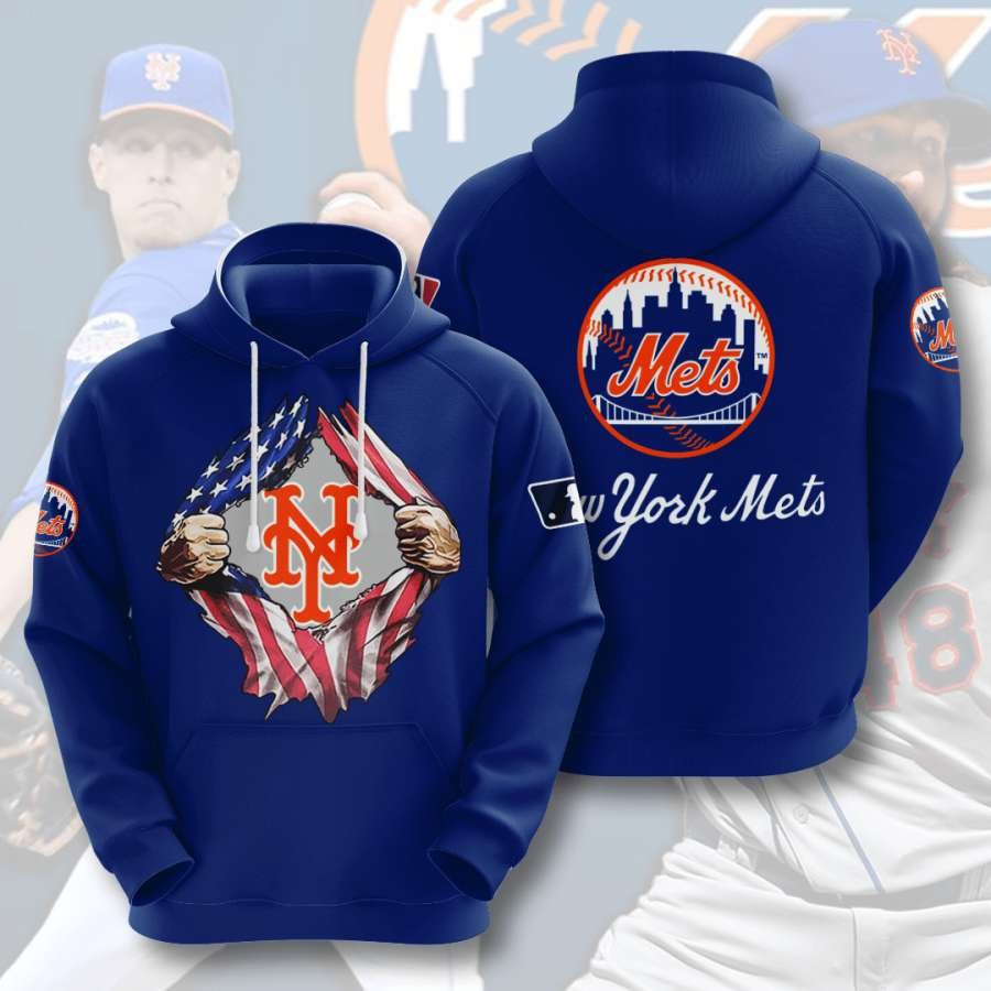 New York Mets No1407 Custom Hoodie 3D