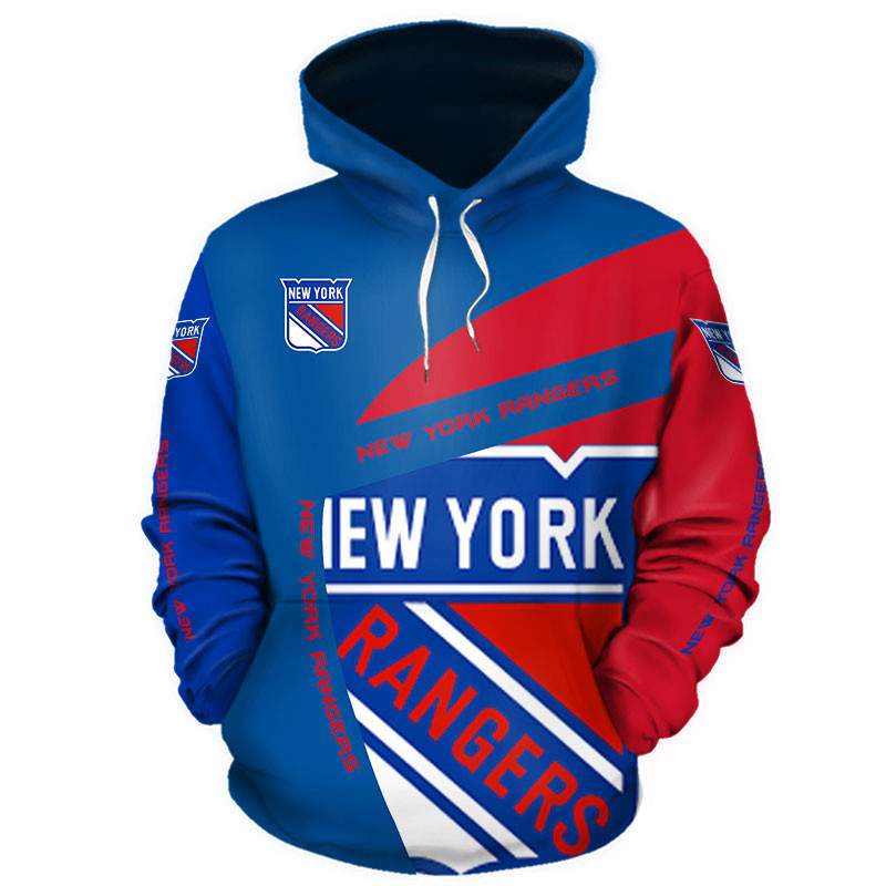 New York Rangers  Ice Team Pullover Hoodie