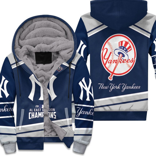 New York Yankees Al East Division Champions Mlb Fan 3D Fleece Hoodie