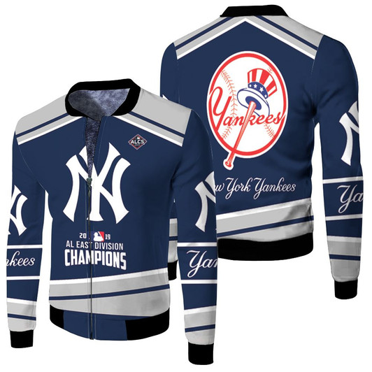 New York Yankees Al East Division Champions Mlb Fan Fleece Bomber Jacket