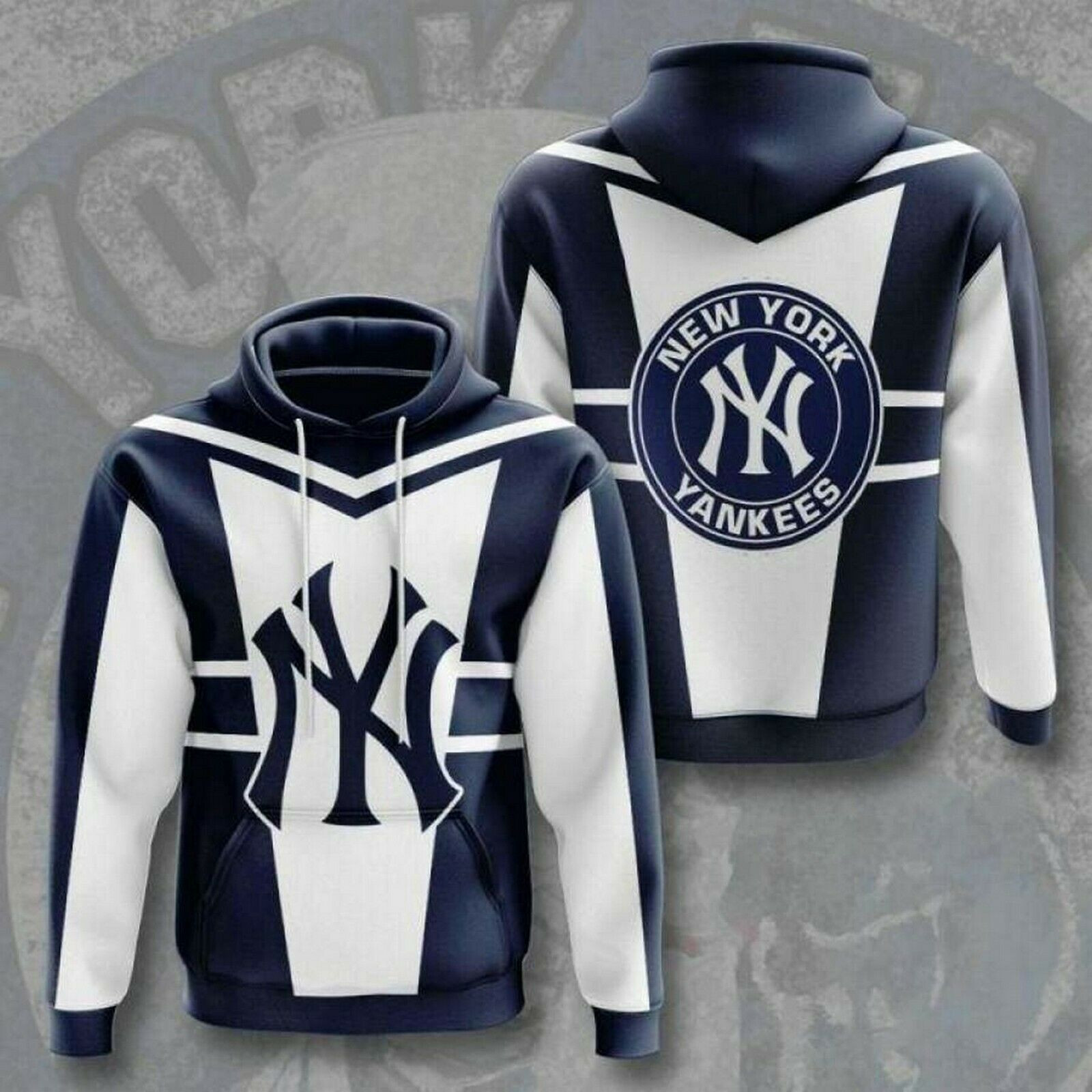 New York Yankees Hoodie 3D All Over Printed Top Gifts 2022 Size S