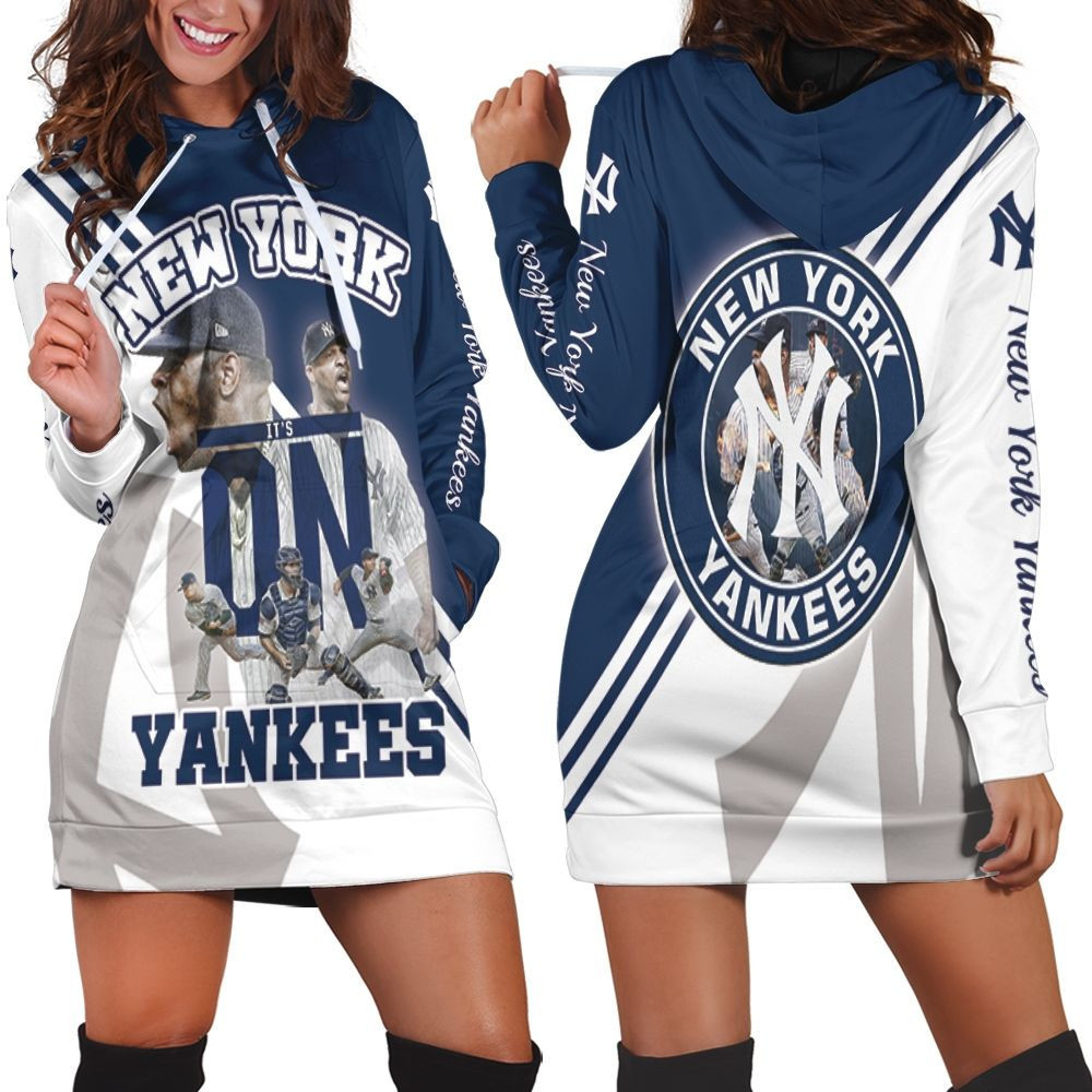 New York Yankees Luis Severino Mariano Rivera Its On For Fan Hoodie Dress Sweater Dress Sweatshirt Dress