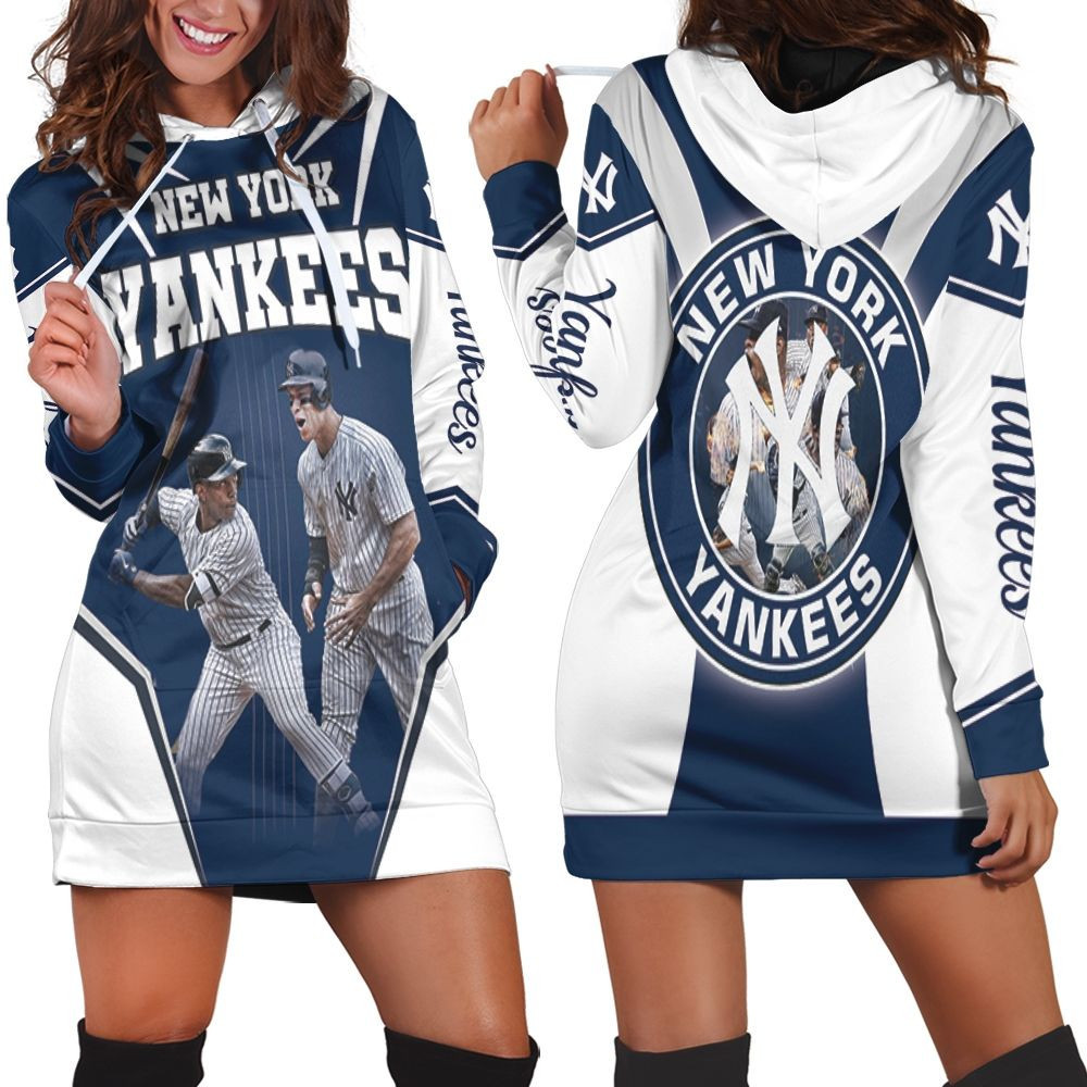 New York Yankees Mccutchen Aaron Judge Hoodie Dress Sweater Dress Sweatshirt Dress