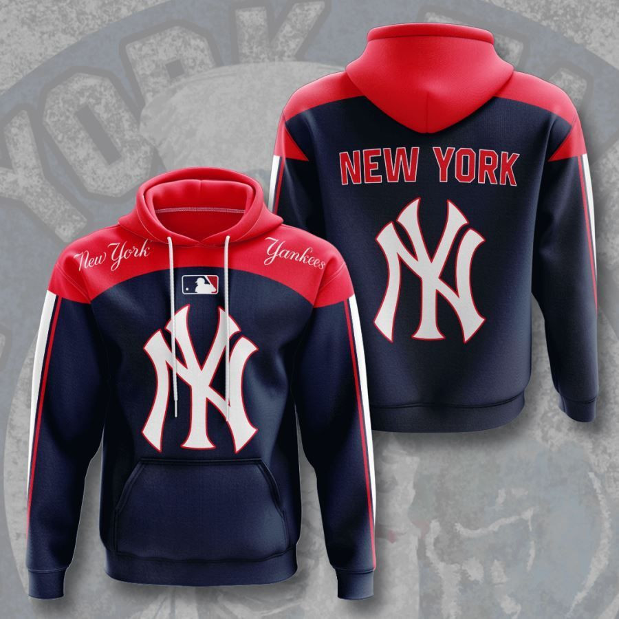 New York Yankees No1414 Custom Hoodie 3D All Over Print