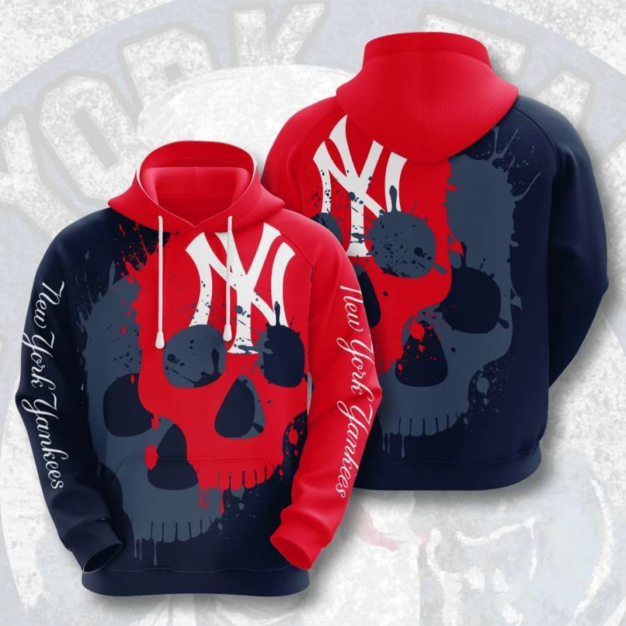 New York Yankees No1417 Custom Hoodie 3D All Over Print