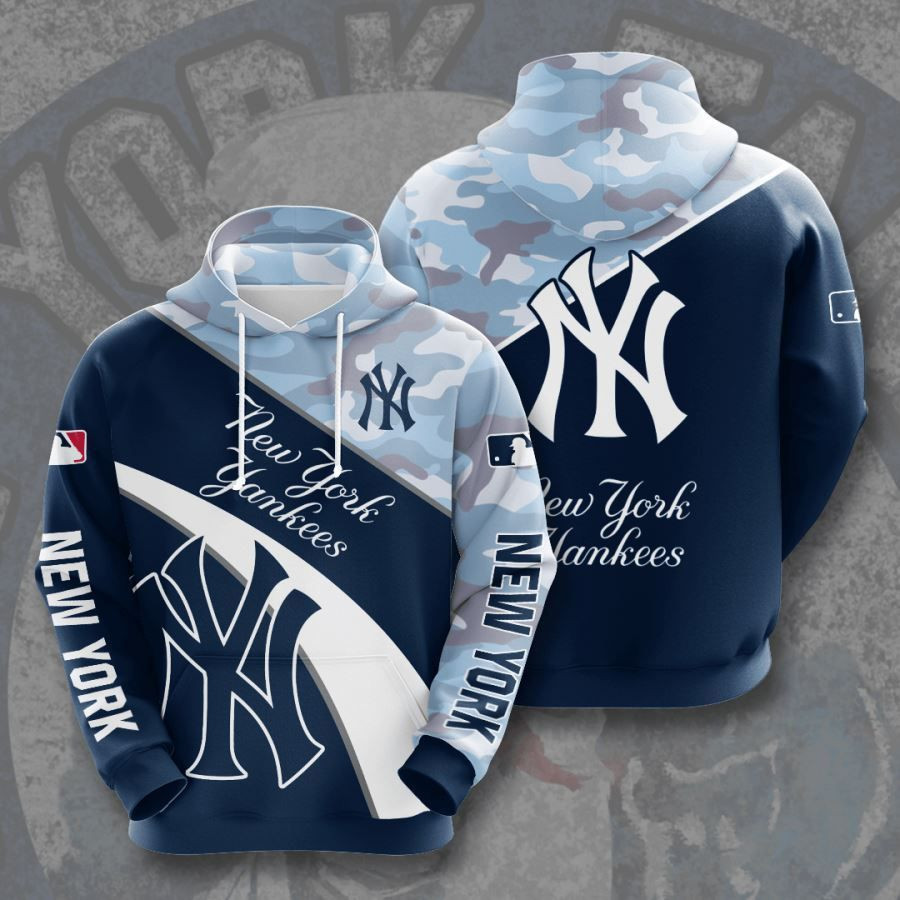 New York Yankees No1418 Custom Hoodie 3D All Over Print