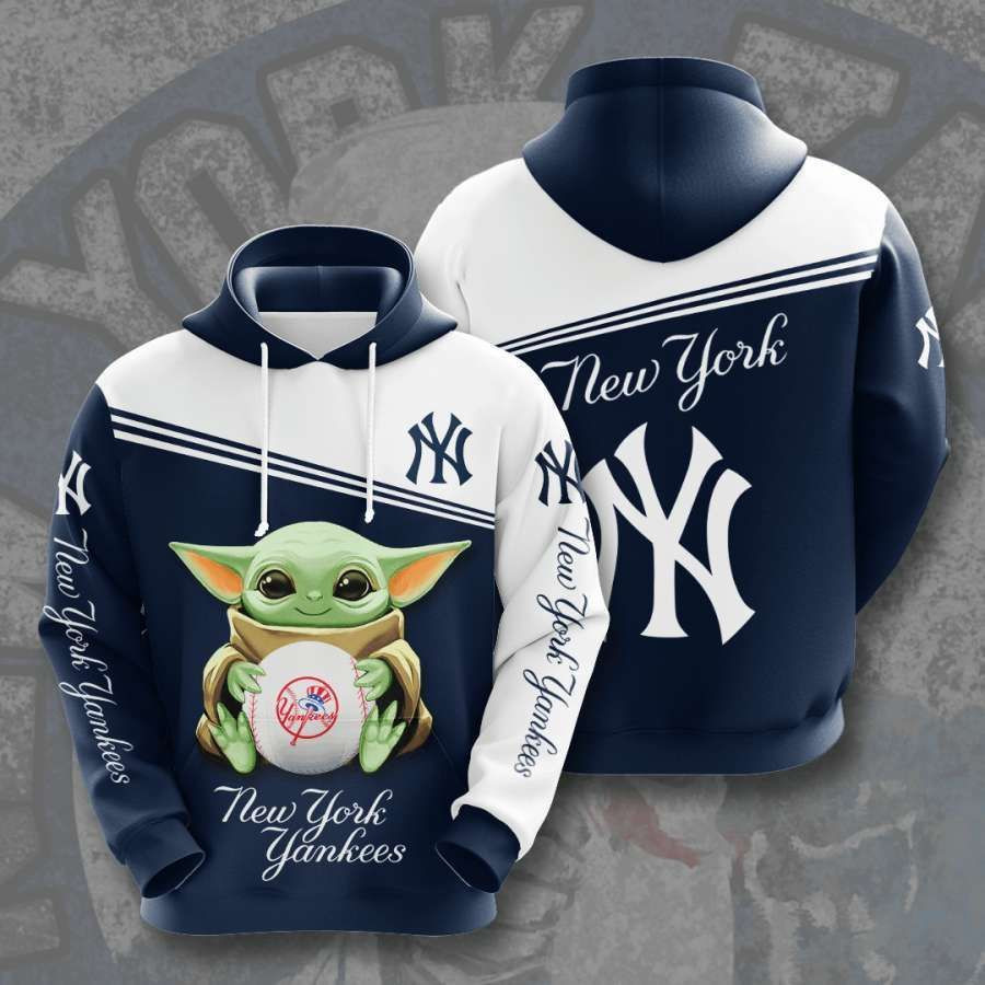 New York Yankees No1430 Custom Hoodie 3D All Over Print