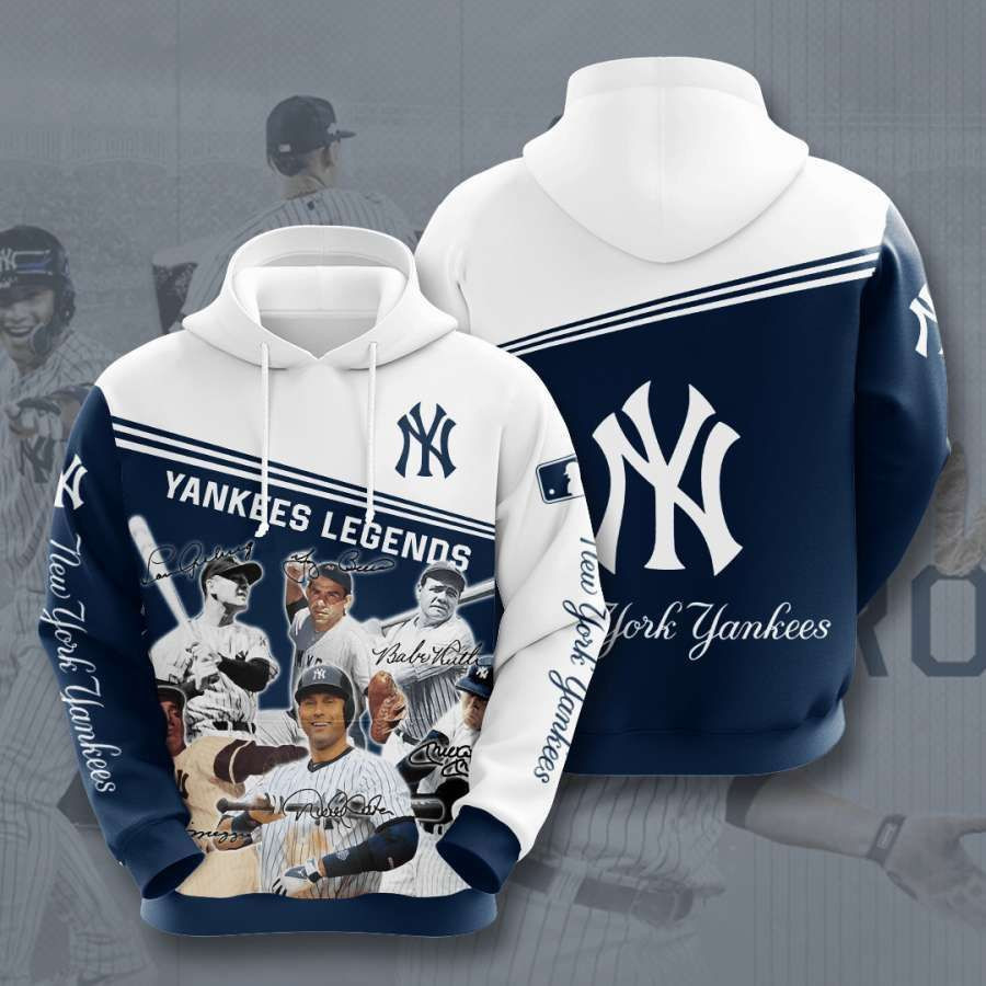 New York Yankees No1440 Custom Hoodie 3D All Over Print