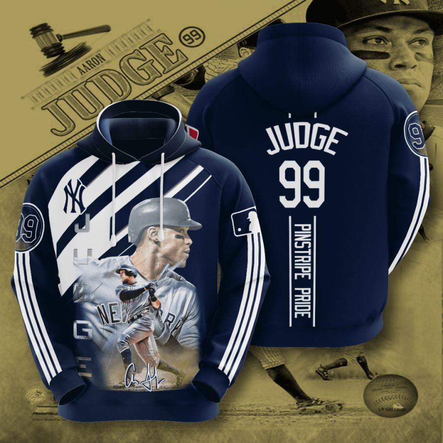 New York Yankees No1442 Custom Hoodie 3D All Over Print