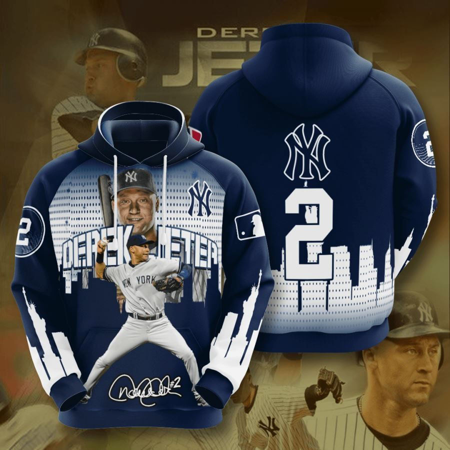 New York Yankees No1445 Custom Hoodie 3D All Over Print