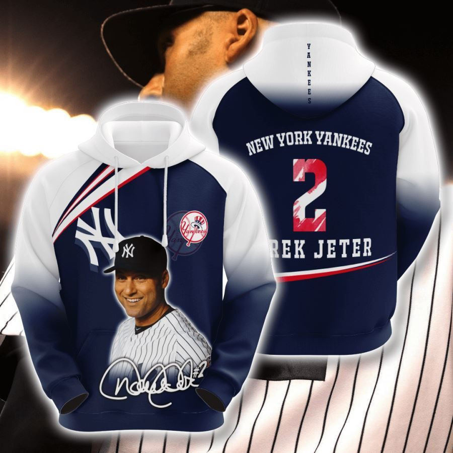 New York Yankees No1448 Custom Hoodie 3D All Over Print