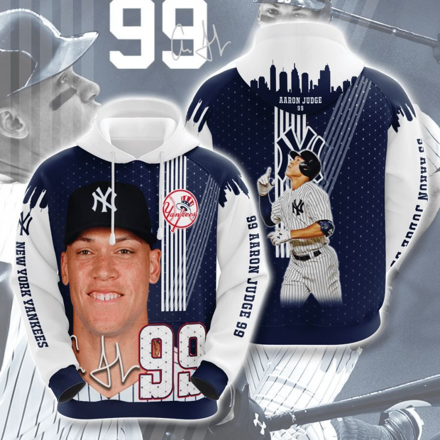 New York Yankees No1449 Custom Hoodie 3D All Over Print