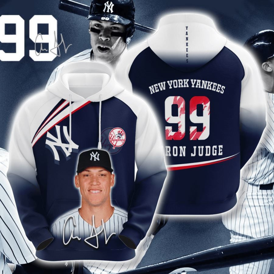 New York Yankees No1450 Custom Hoodie 3D All Over Print