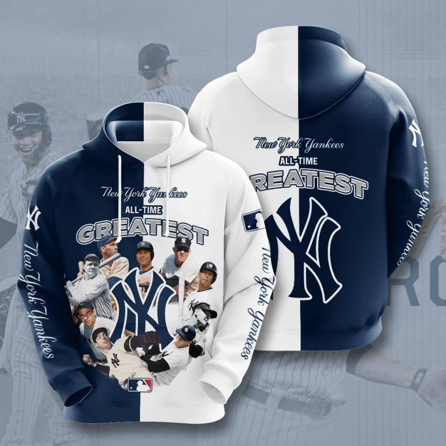 New York Yankees No1454 Custom Hoodie 3D All Over Print