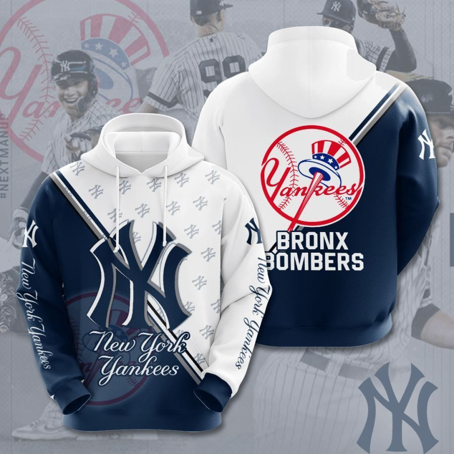 New York Yankees No1455 Custom Hoodie 3D All Over Print