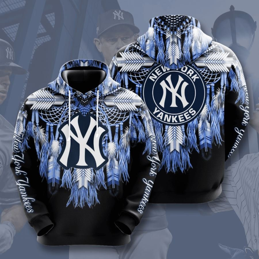 New York Yankees No1458 Custom Hoodie 3D