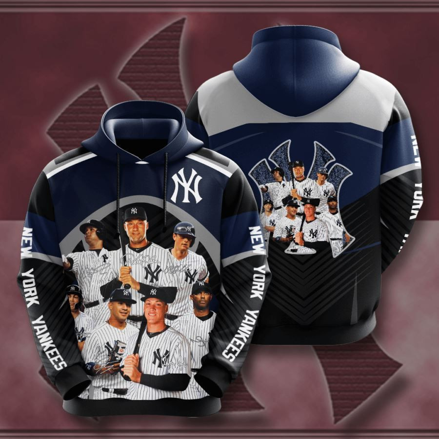 New York Yankees No1459 Custom Hoodie 3D All Over Print