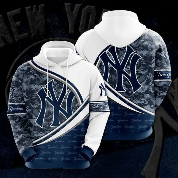 New York Yankees No1462 Custom Hoodie 3D All Over Print