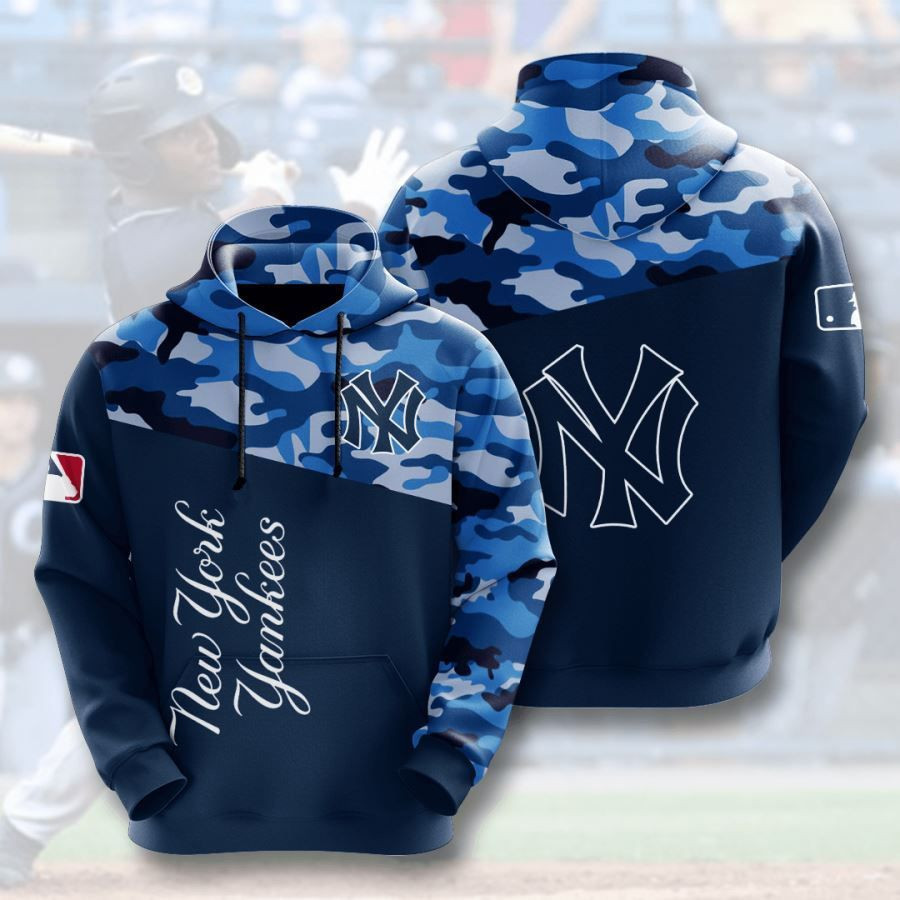 New York Yankees No1464 Custom Hoodie 3D All Over Print