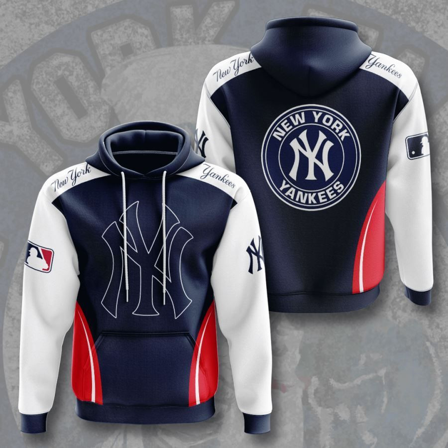 New York Yankees No1465 Custom Hoodie 3D All Over Print