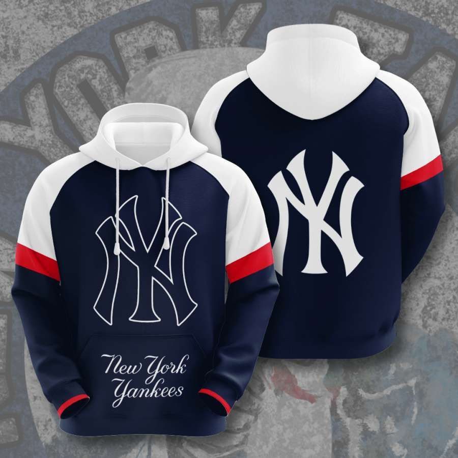 New York Yankees No1467 Custom Hoodie 3D All Over Print