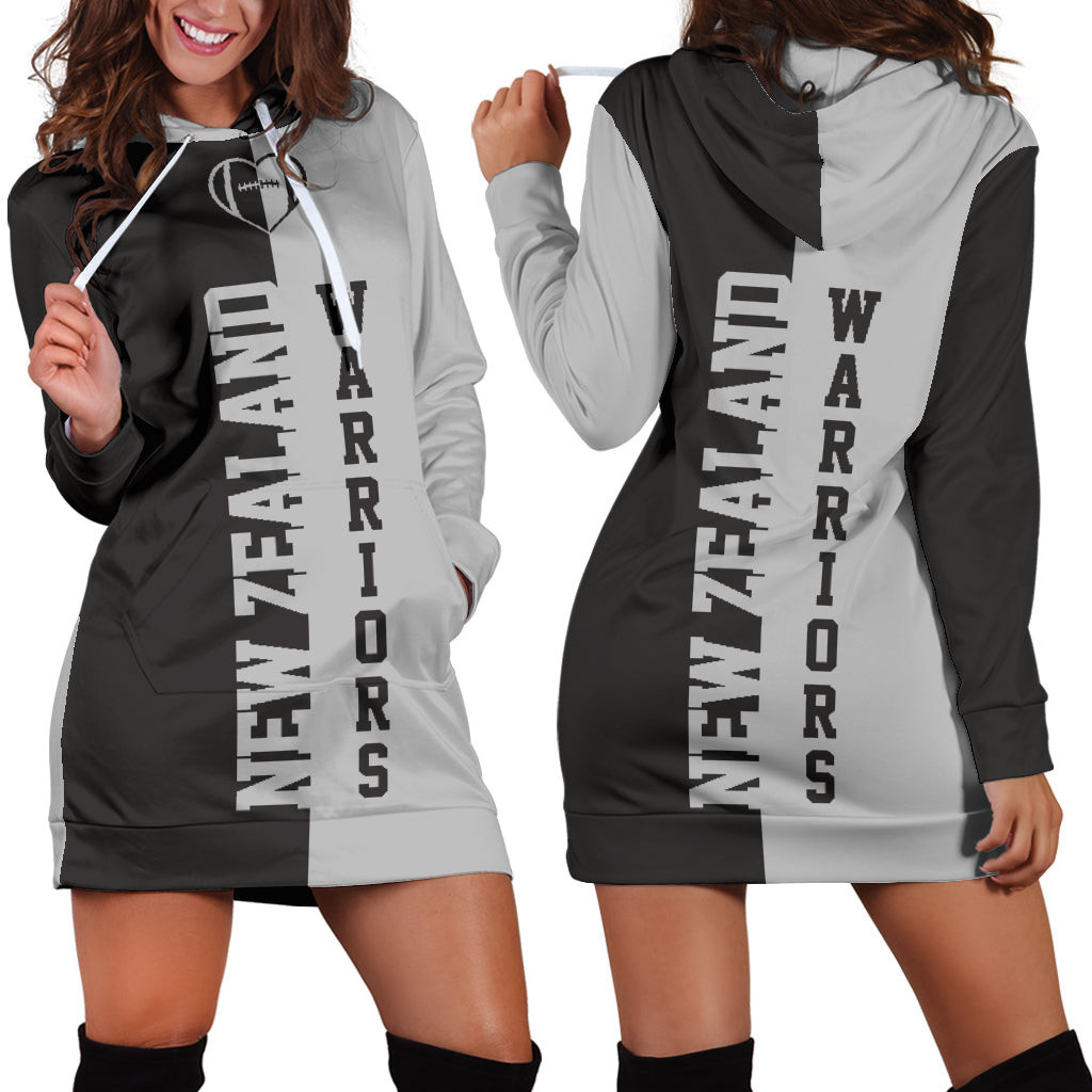 New Zealand Rugby Hoodie Dress 3d All Over Print For Women Hoodie
