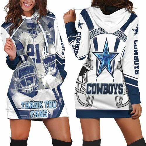 Nfc East Division Champions Dallas Cowboys Super Bowl 2021 Thank You Fans Hoodie Dress Sweater Dress Sweatshirt Dress