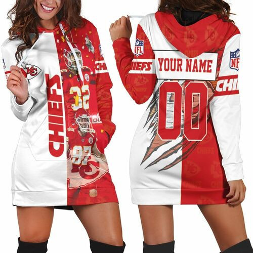 Nfl 2020 Kansas City Chiefs Afc West Division Champion Great Team Personalized Hoodie Dress Sweater Dress Sweatshirt Dress