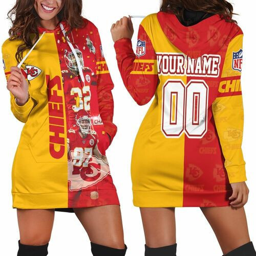 Nfl 2020 Kansas City Chiefs Afc West Division Champion Great Team Personalized Hoodie Dress Sweater Dress Sweatshirt Dress