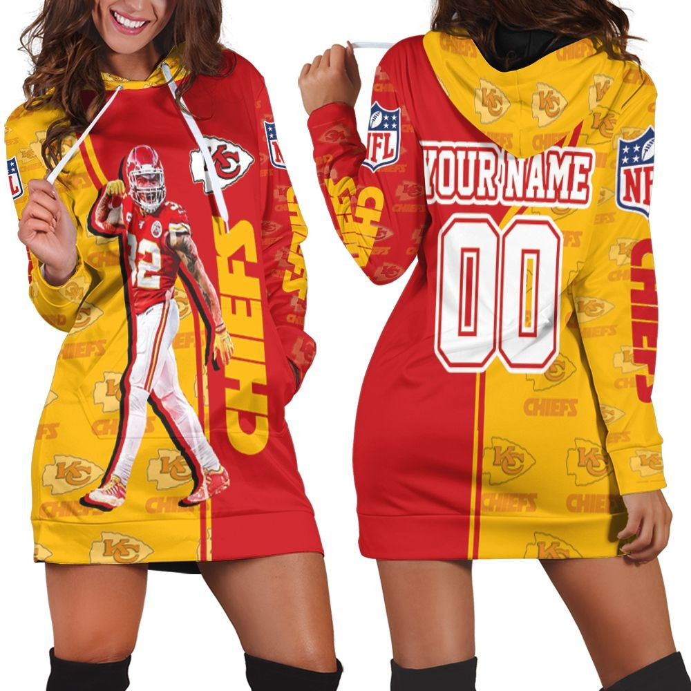 Nfl 2020 Kansas City Chiefs Tyrann Mathieu Great Player 32 3d Hoodie Dress Sweater Dress Sweatshirt Dress