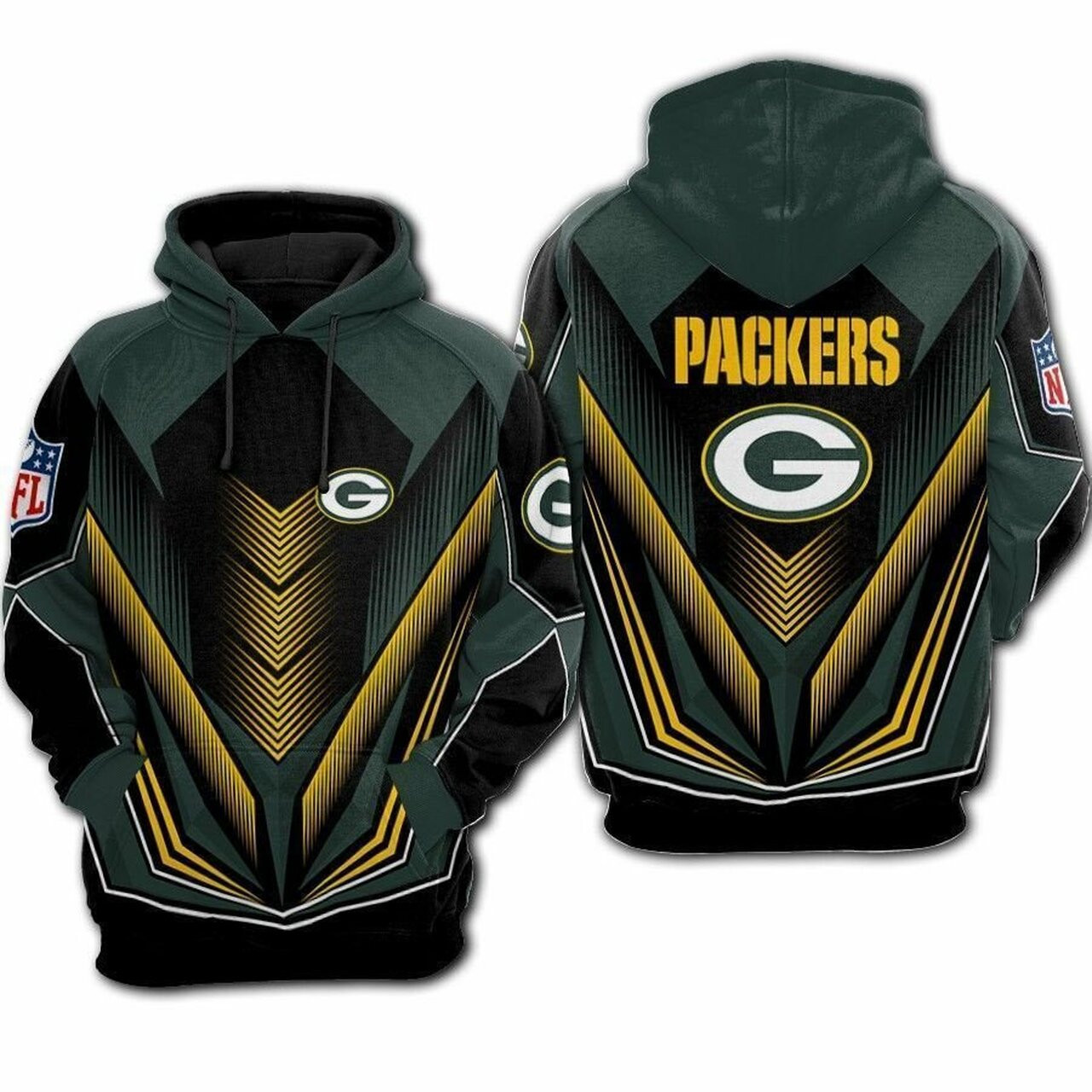 Nfl Green Bay Packers For Fan Newest Design 3d Hoodie Sweatshirt