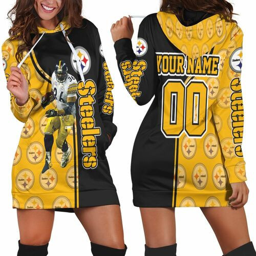 Nfl Jerome Bettis Pittsburgh Steelers Player No 36 Personalized Hoodie Dress Sweater Dress Sweatshirt Dress