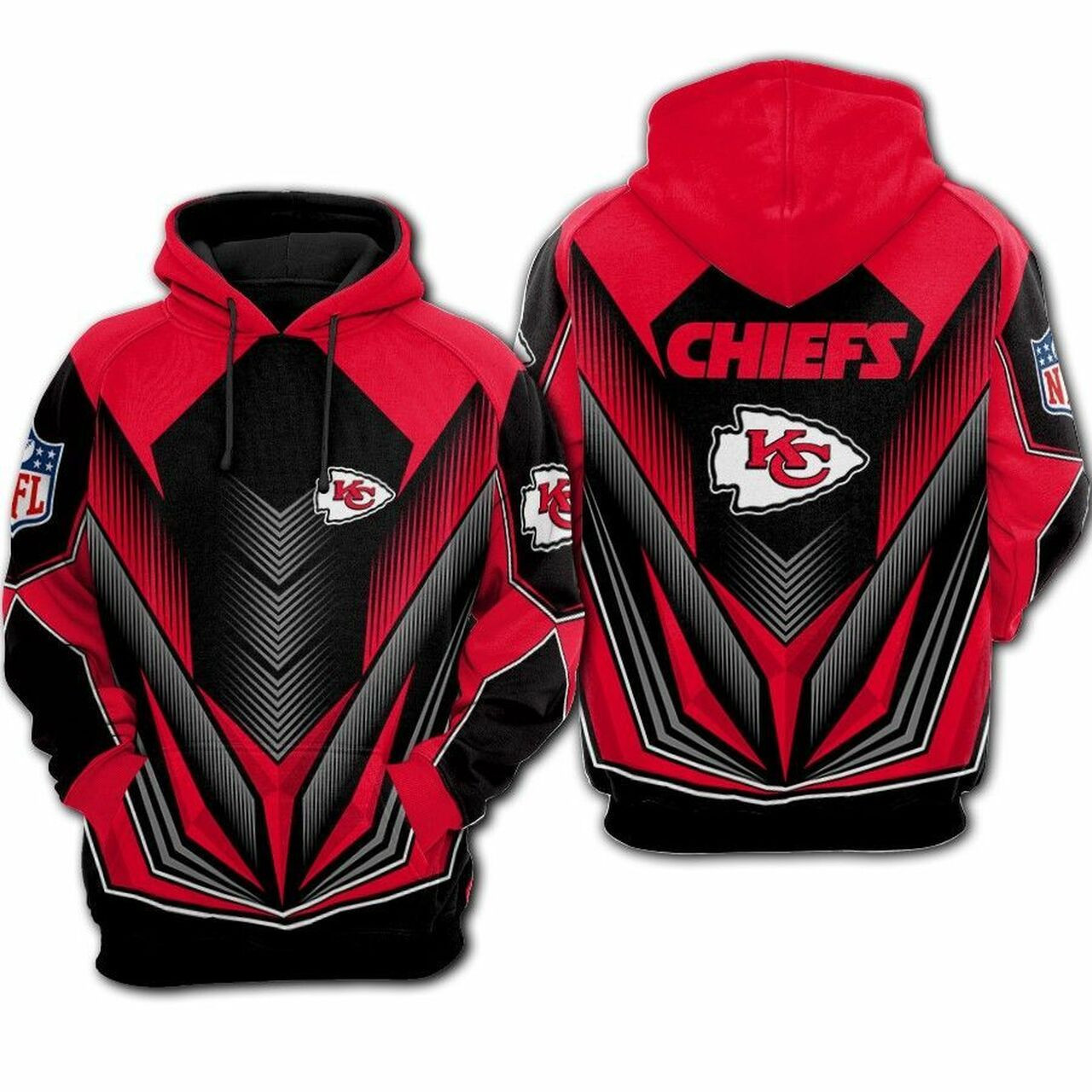 Nfl Kansas City Chiefs Pullover Hoodie For Fan Newest Design 3d Hoodie For Men For Women All Over Printed Hoodie Shirt 2020