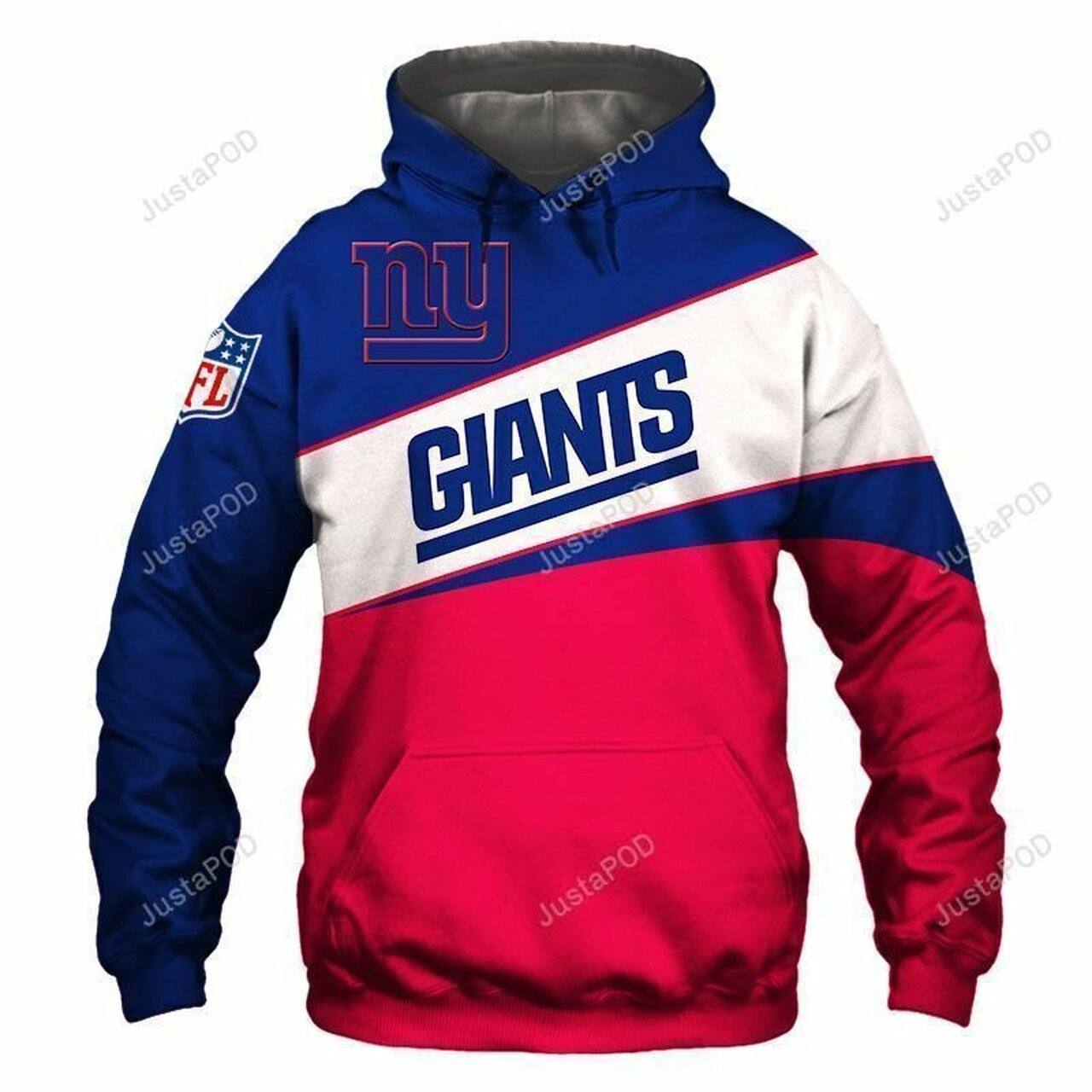 Nfl New York Giants For Unisex 3d All Over Print Hoodie