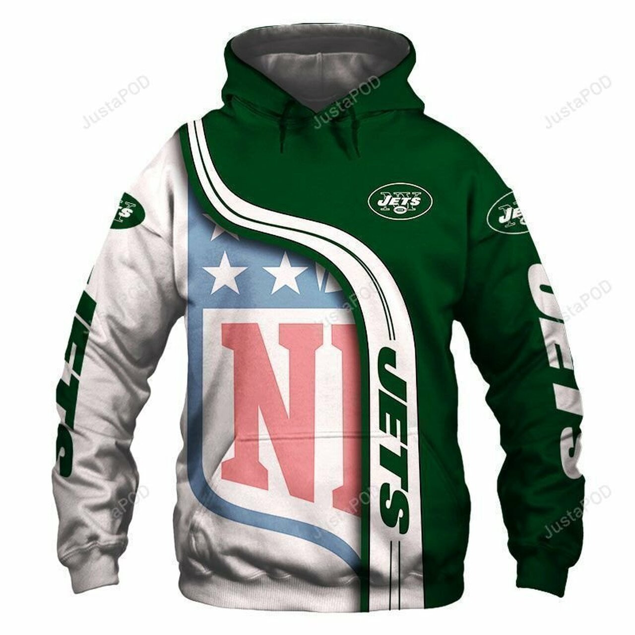 Nfl New York Jets For Unisex 3d All Over Print Hoodie